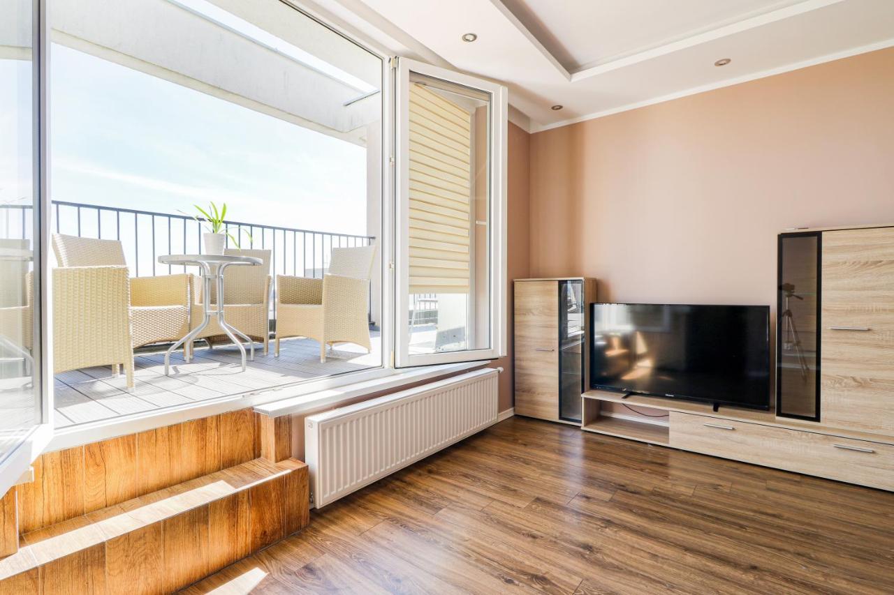 Apartament Morena Z Widokiem Z Tarasu Na Morze シフィノウイシチェ エクステリア 写真