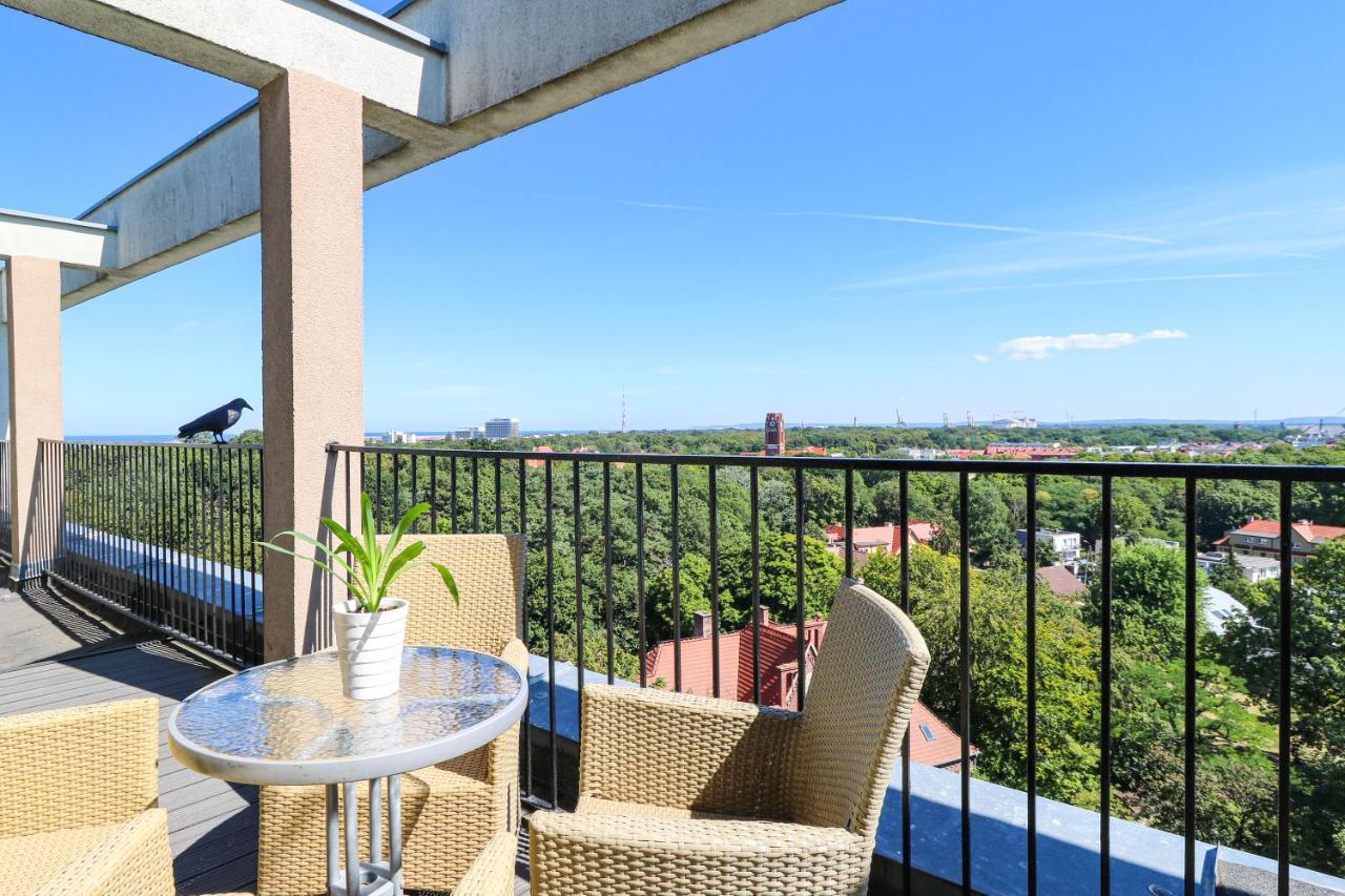 Apartament Morena Z Widokiem Z Tarasu Na Morze シフィノウイシチェ エクステリア 写真